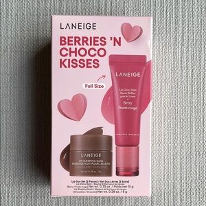 LANEIGE Berries 'N Choco Kisses Lip Duo Set - Berry and Chocolate